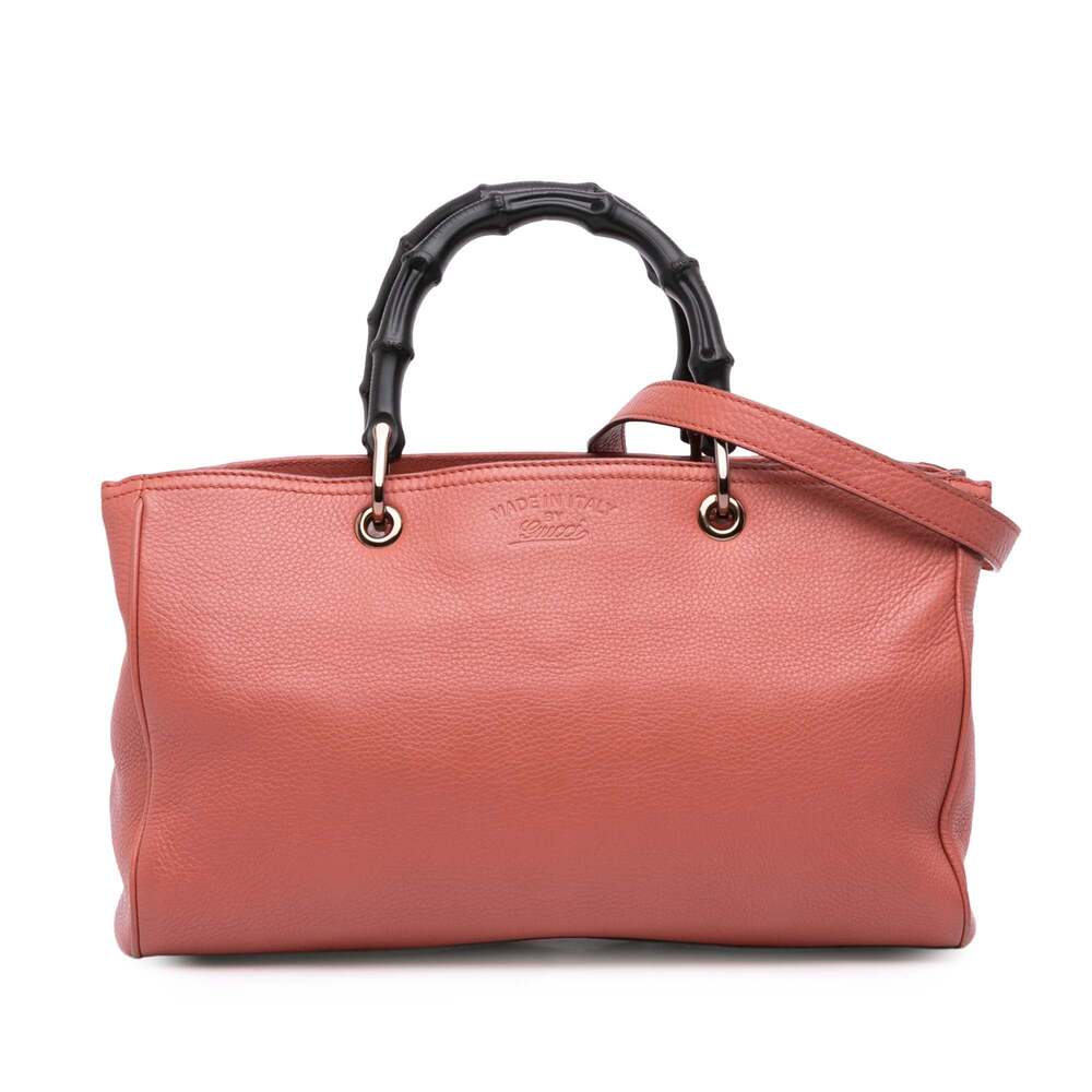Gucci Bamboo Shopper Tote Leather #287259G72B